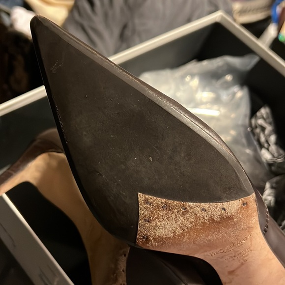 YSL Vintage Brown Booties.  38 - Picture 9 of 10